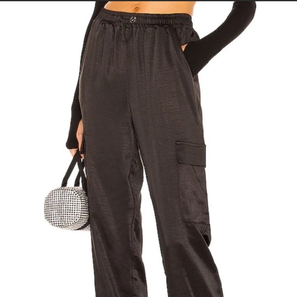 Super down satin pants